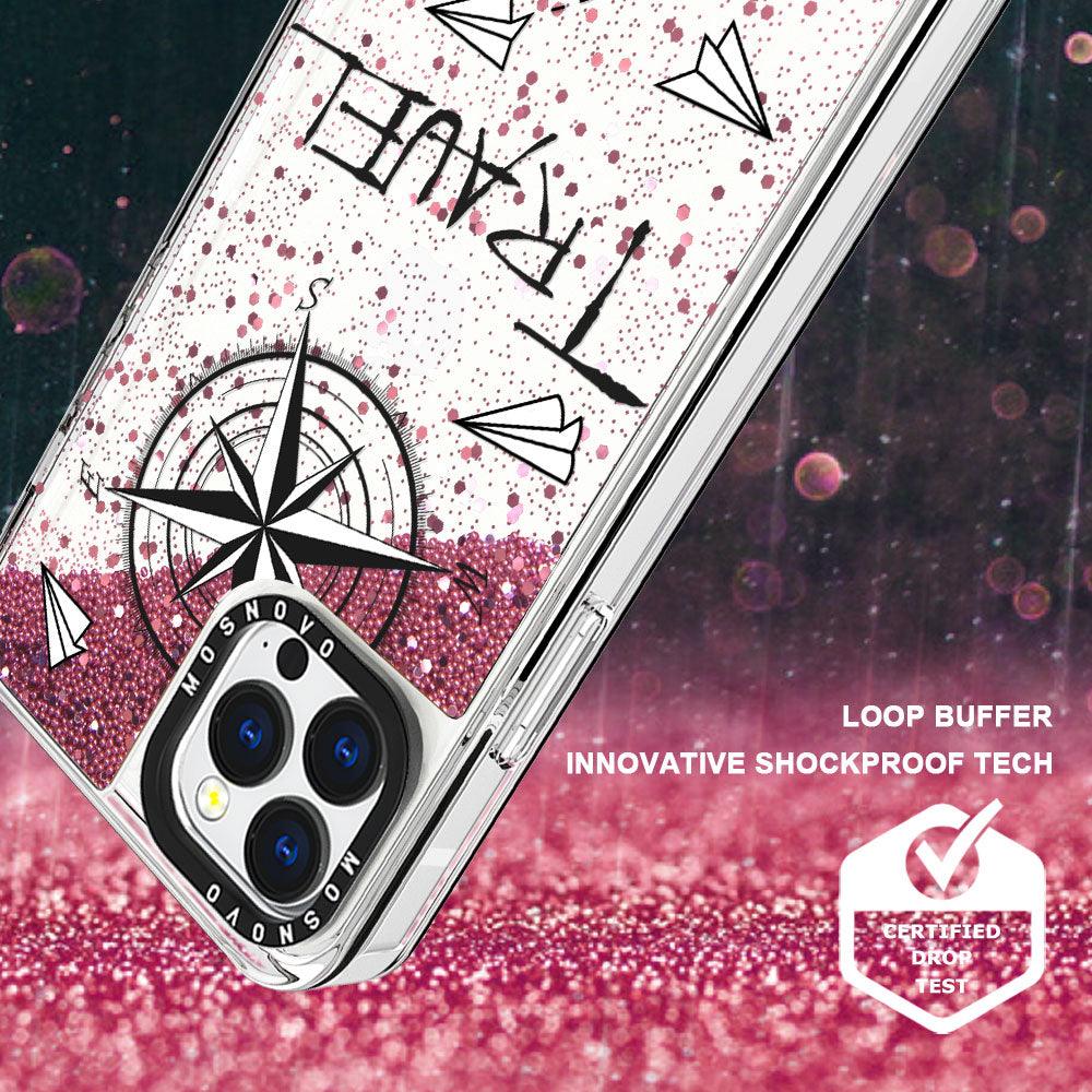 Traveller Glitter Phone Case - iPhone 13 Pro Max Case - MOSNOVO