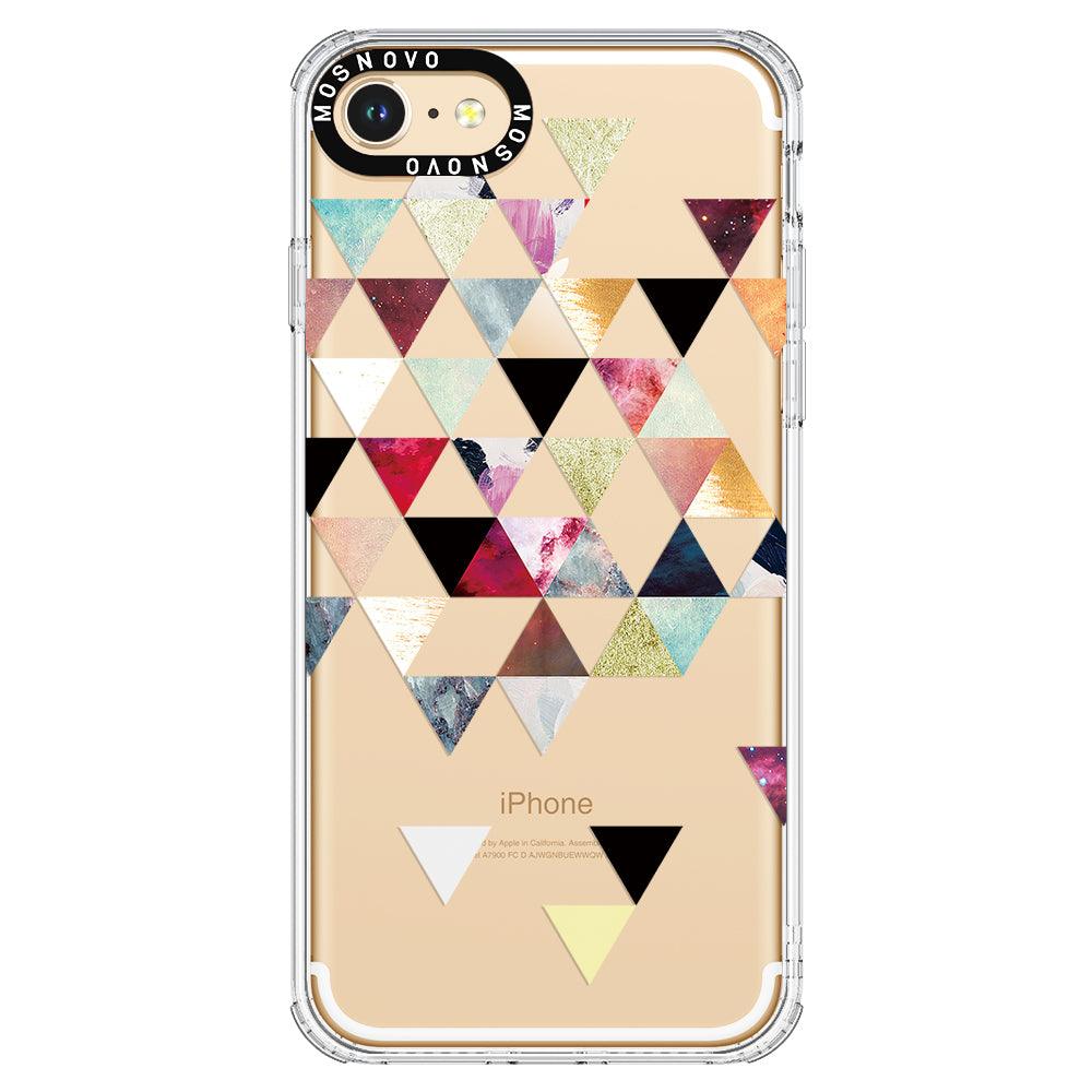 Triangles Stone Marble Phone Case - iPhone 7 Case - MOSNOVO