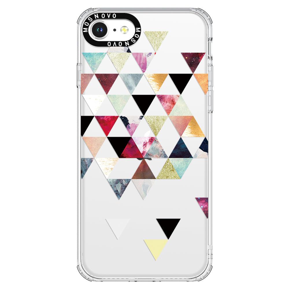 Triangles Stone Marble Phone Case - iPhone 8 Case