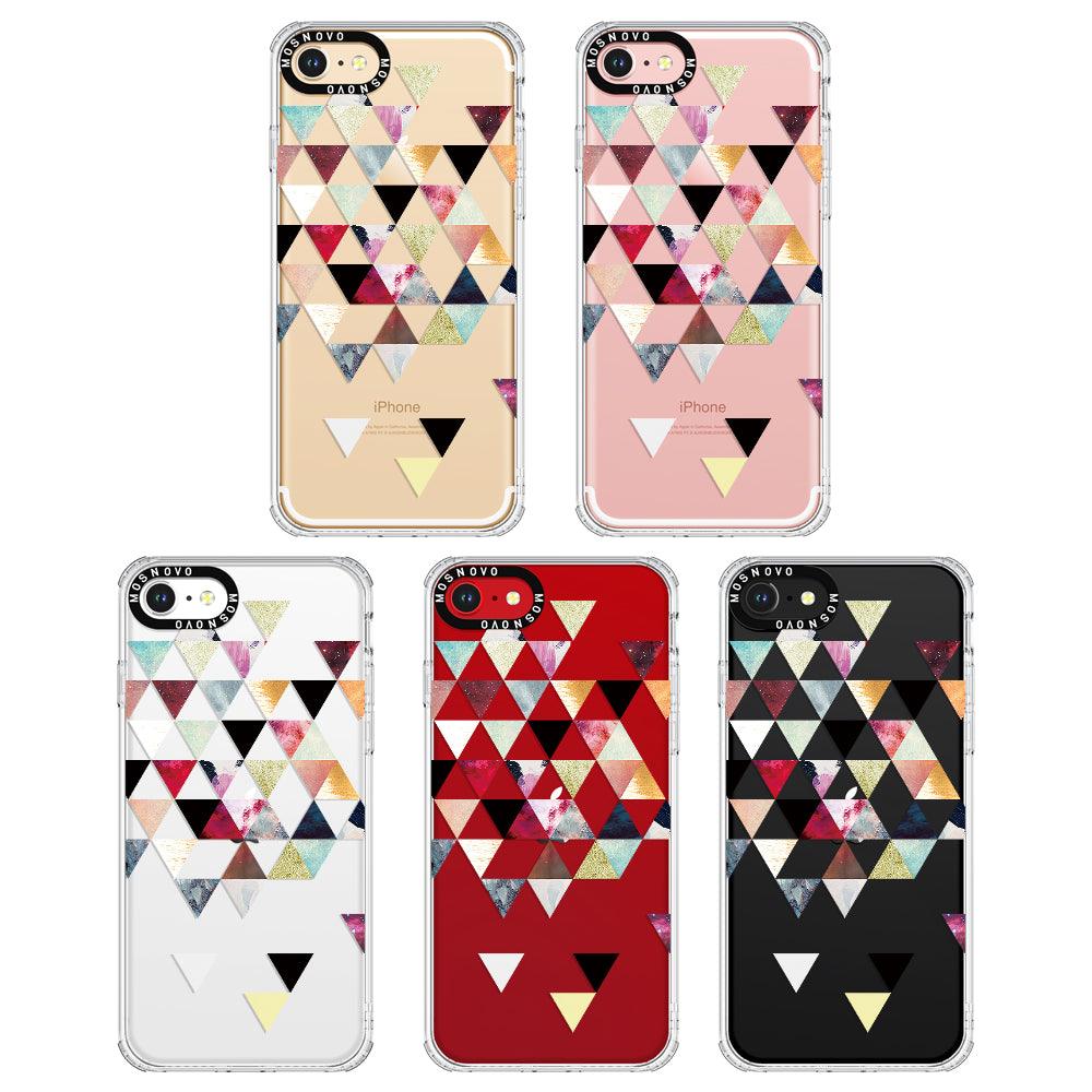 Triangles Stone Marble Phone Case - iPhone 8 Case