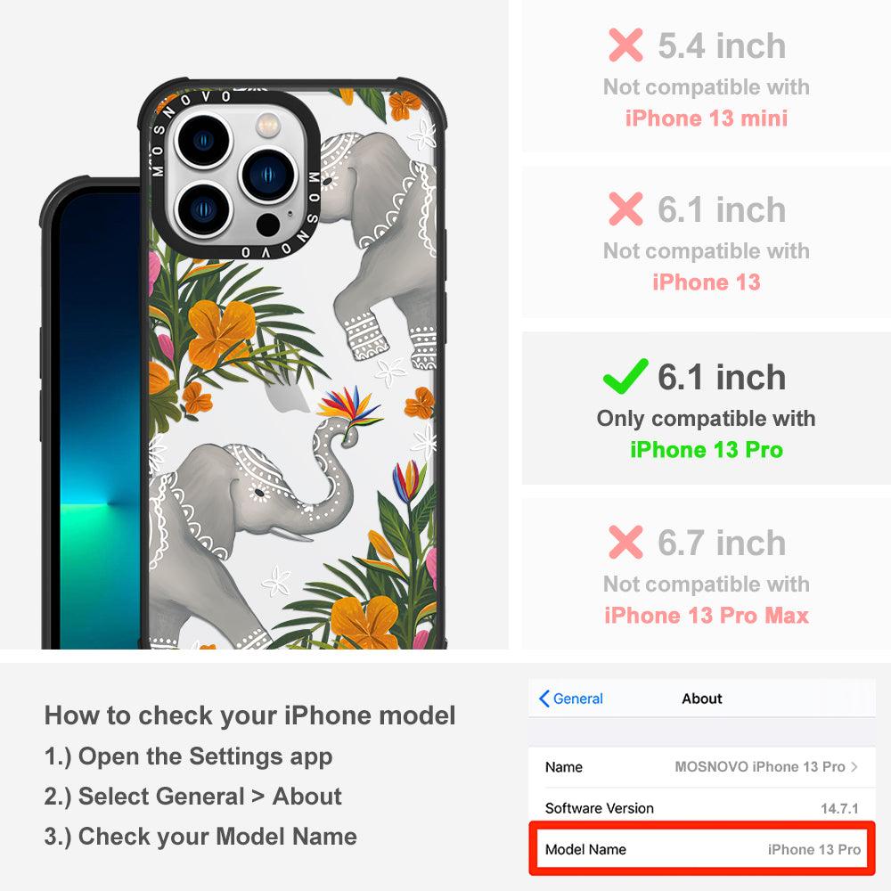 Elephant Phone Case - iPhone 13 Pro Case - MOSNOVO