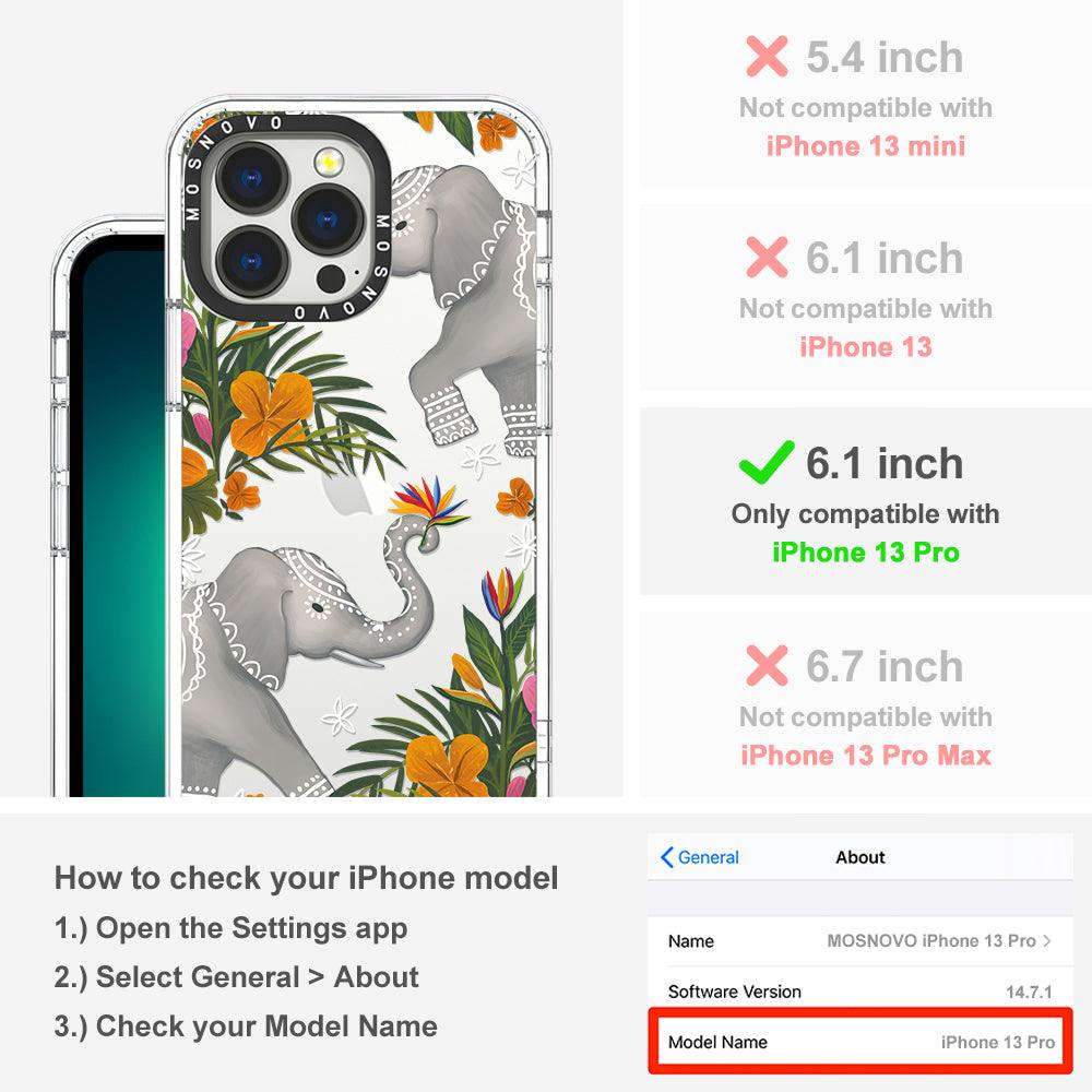 Elephant Phone Case - iPhone 13 Pro Case - MOSNOVO