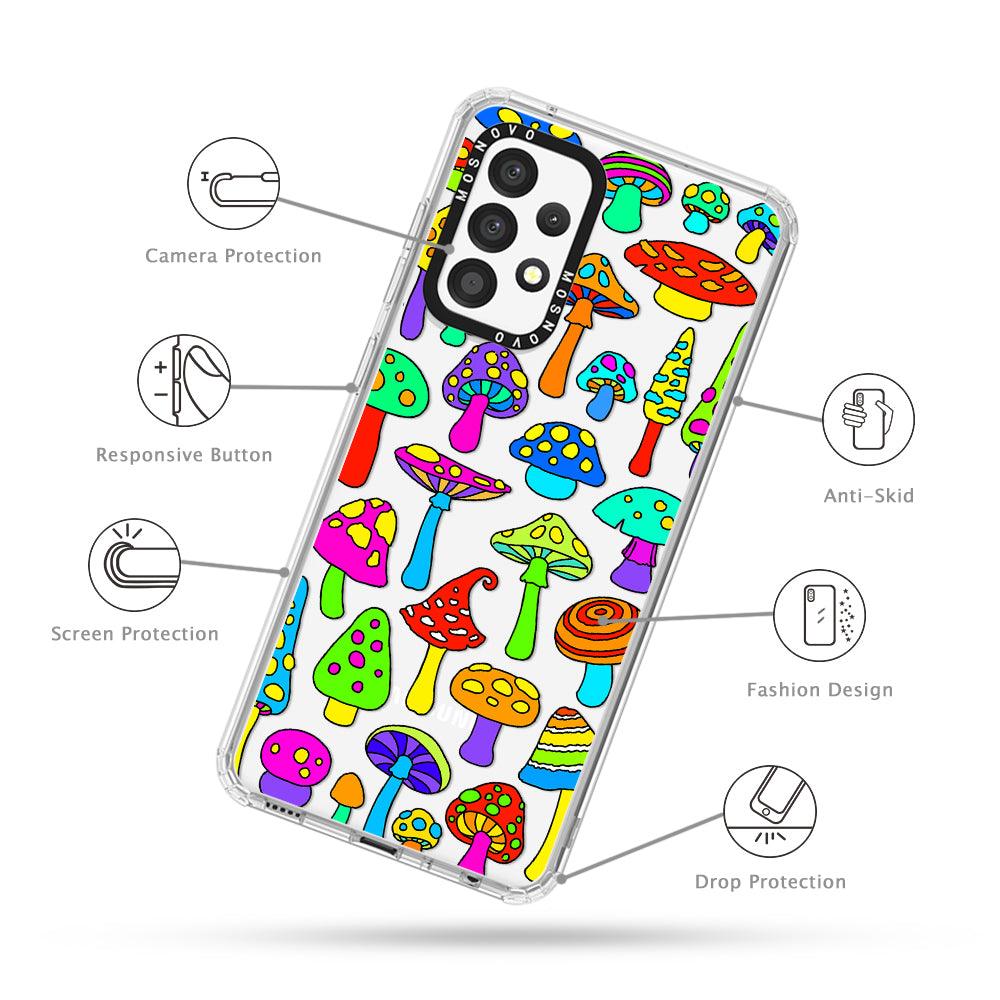 Trippy Wild Mushroom Phone Case - Samsung Galaxy A52 & A52s Case - MOSNOVO