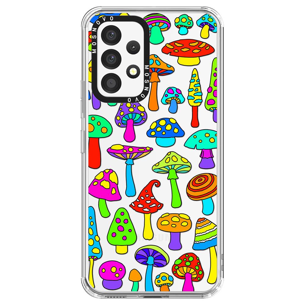 Trippy Wild Mushroom Phone Case - Samsung Galaxy A53 Case - MOSNOVO