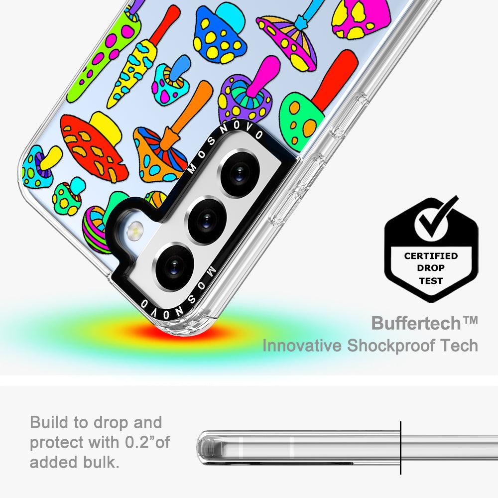 Trippy Wild Mushroom Phone Case - Samsung Galaxy S22 Plus Case - MOSNOVO