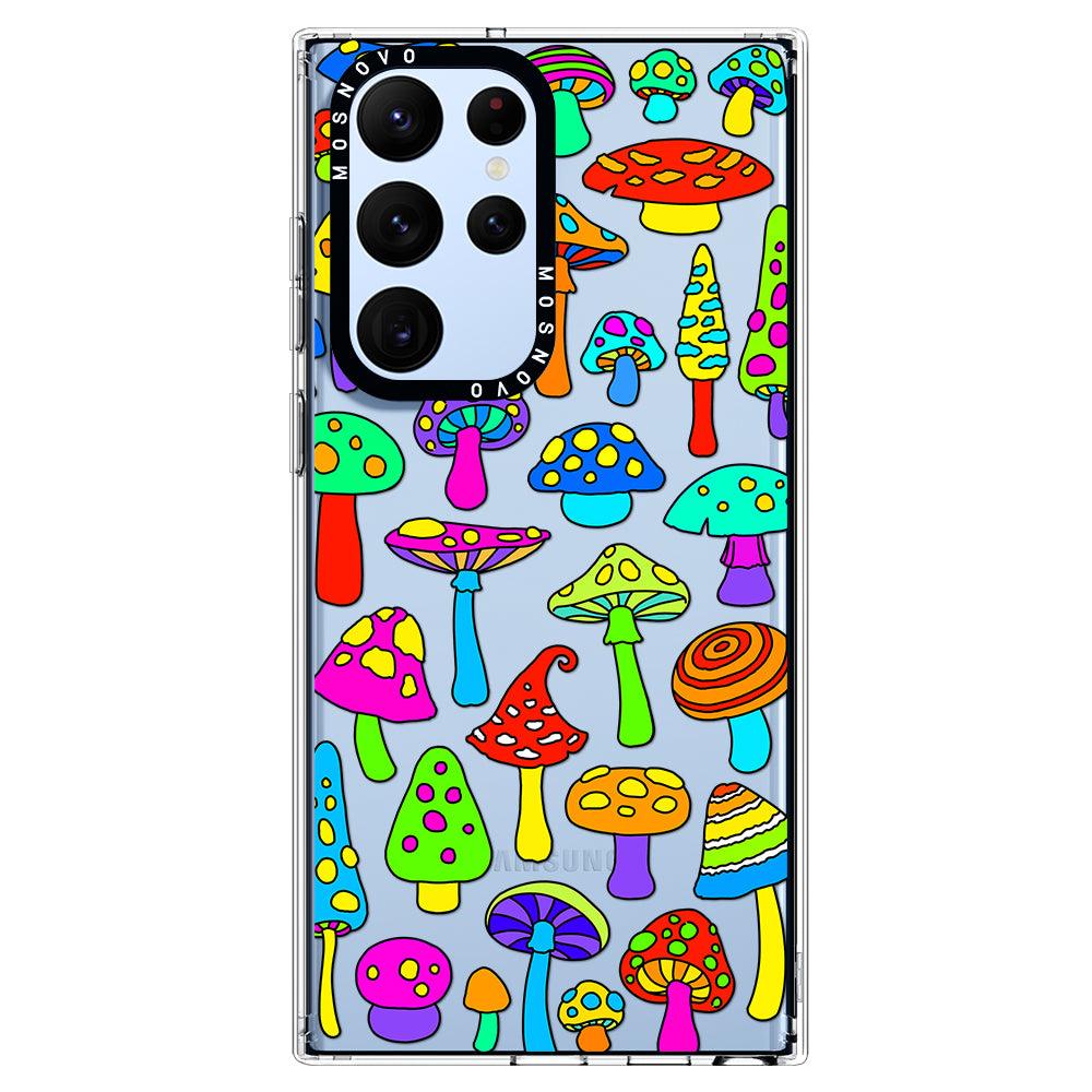 Trippy Wild Mushroom Phone Case - Samsung Galaxy S22 Ultra Case - MOSNOVO