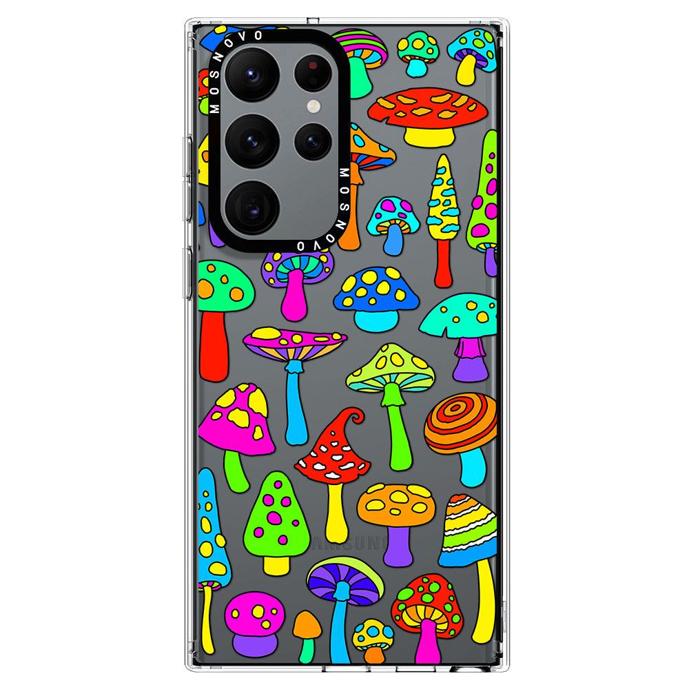 Trippy Wild Mushroom Phone Case - Samsung Galaxy S22 Ultra Case - MOSNOVO