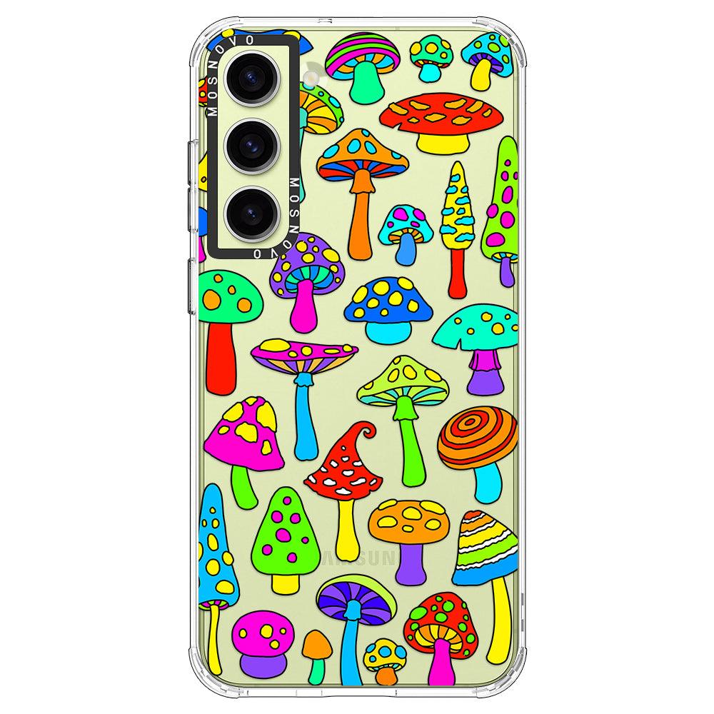 Trippy Wild Mushroom Phone Case - Samsung Galaxy S23 Plus Case - MOSNOVO