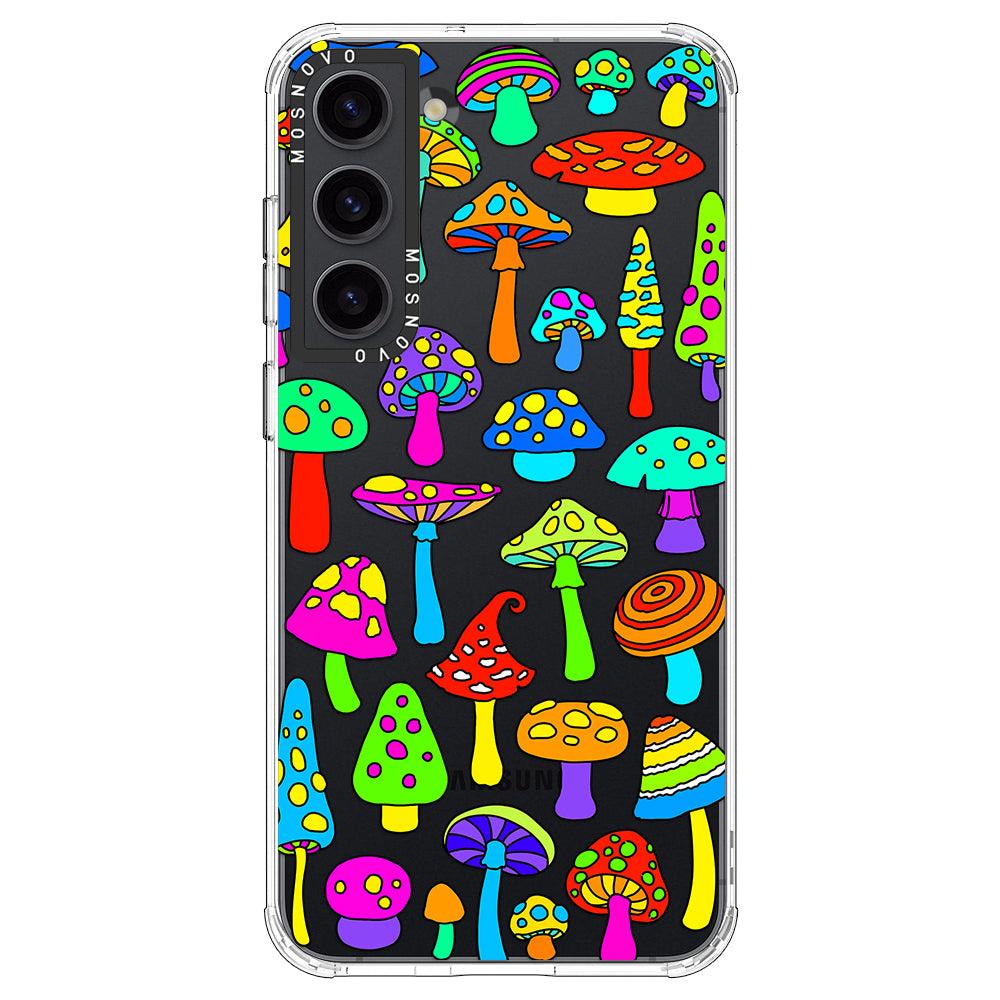 Trippy Wild Mushroom Phone Case - Samsung Galaxy S23 Plus Case - MOSNOVO