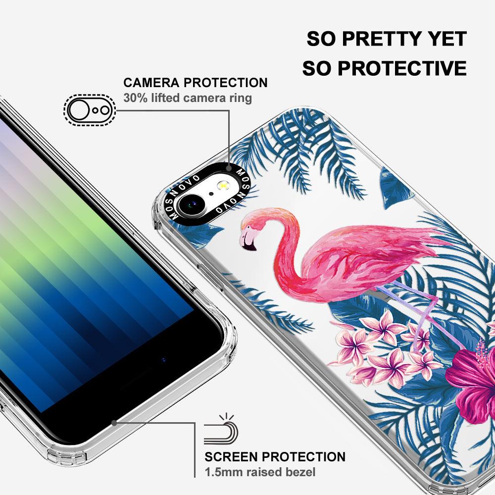 Tropical Flamingo Phone Case - iPhone 7 Case - MOSNOVO