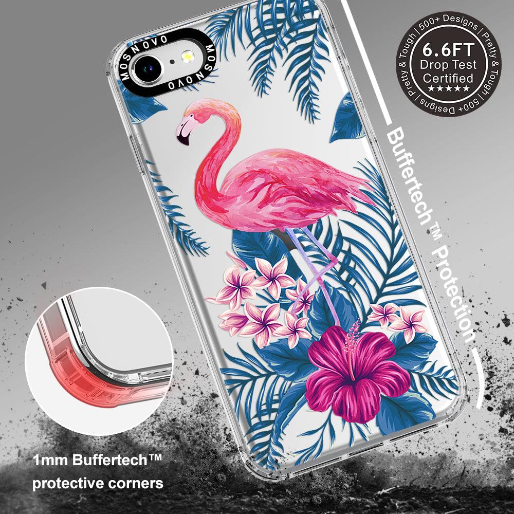 Tropical Flamingo Phone Case - iPhone SE 2022 Case - MOSNOVO