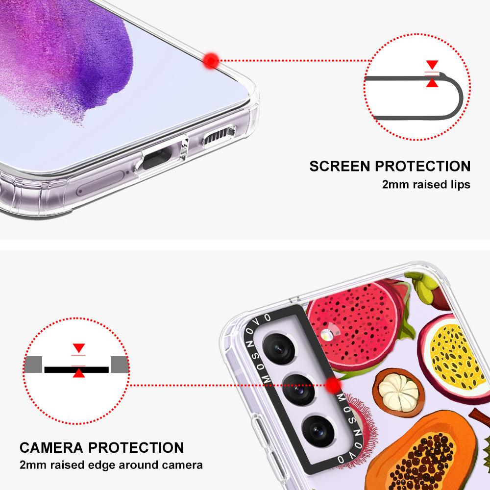 Tropical Fruit Phone Case - Samsung Galaxy S21 FE Case - MOSNOVO