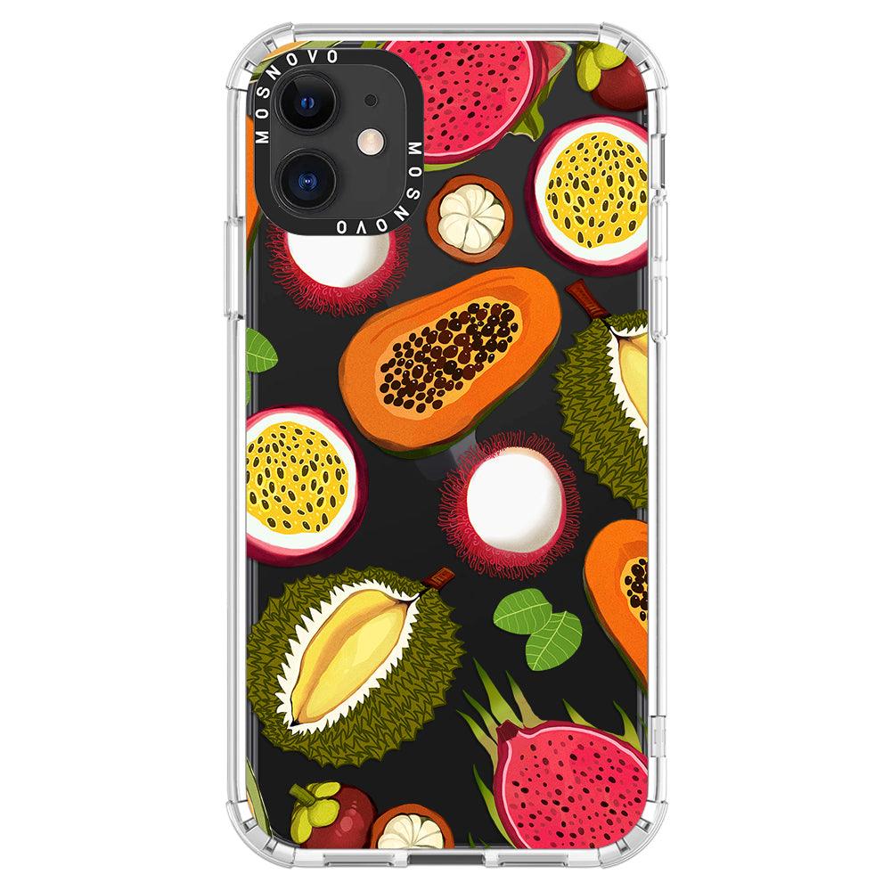 Tropical Fruit Phone Case - iPhone 11 Case - MOSNOVO