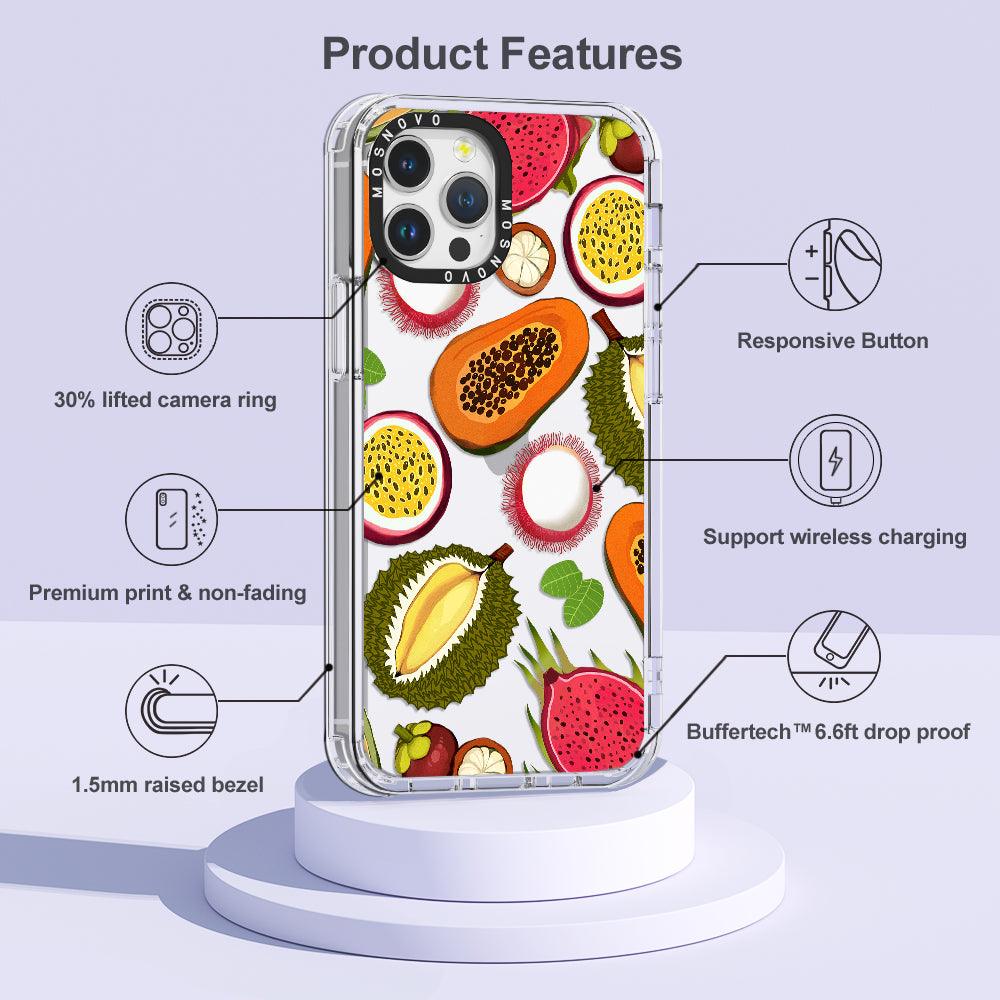 Tropical Fruit Phone Case - iPhone 12 Pro Max Case - MOSNOVO