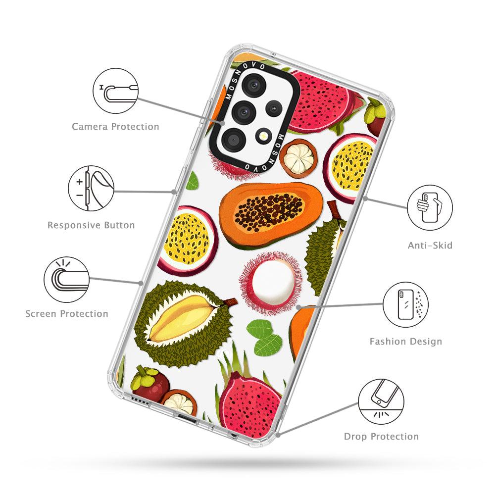 Tropical Fruits Phone Case - Samsung Galaxy A52 & A52s Case - MOSNOVO