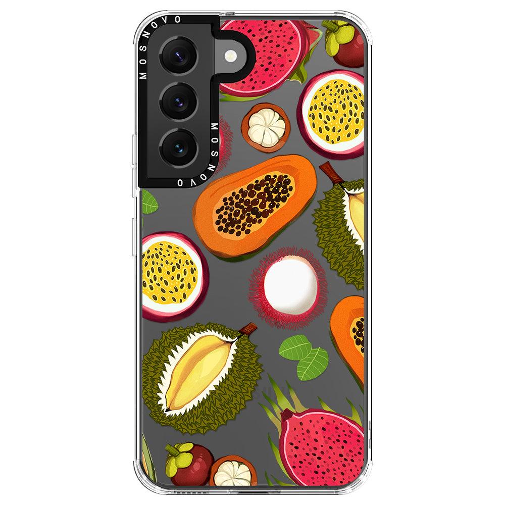 Tropical Fruits Phone Case - Samsung Galaxy S22 Case - MOSNOVO