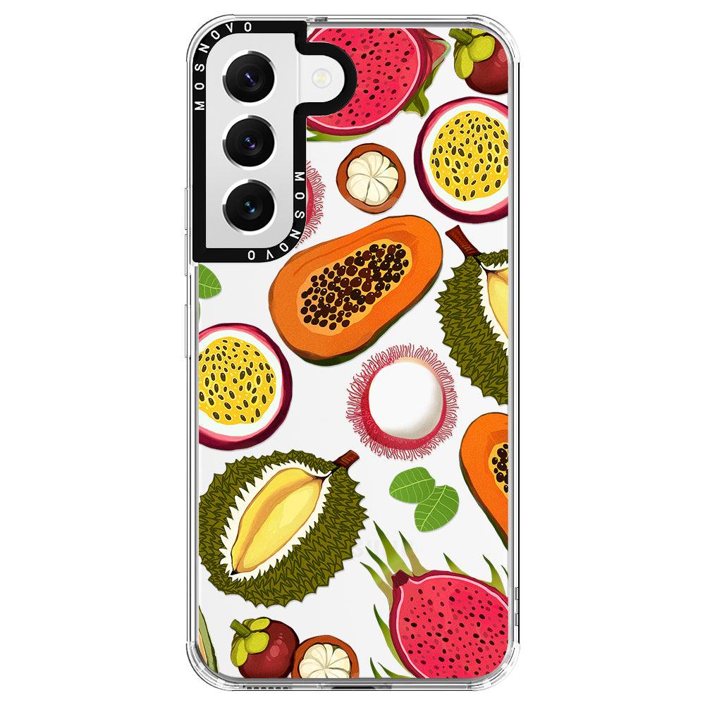 Tropical Fruits Phone Case - Samsung Galaxy S22 Plus Case - MOSNOVO