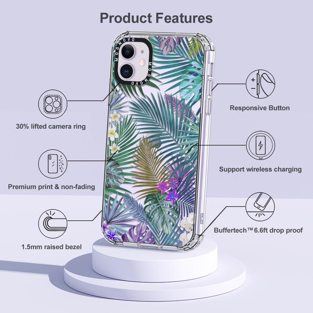 Tropical Rainforests Phone Case - iPhone 11 Case - MOSNOVO