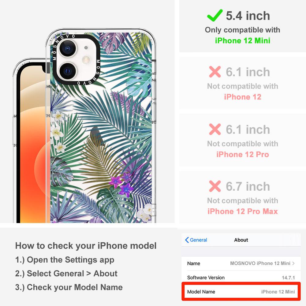 Tropical Rainforests Phone Case - iPhone 12 Mini Case - MOSNOVO