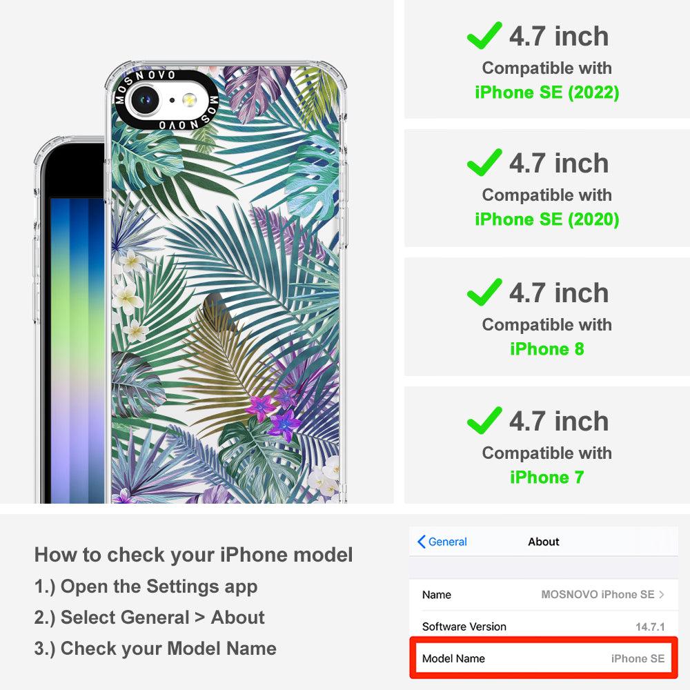 Tropical Rainforests Phone Case - iPhone SE 2022 Case - MOSNOVO