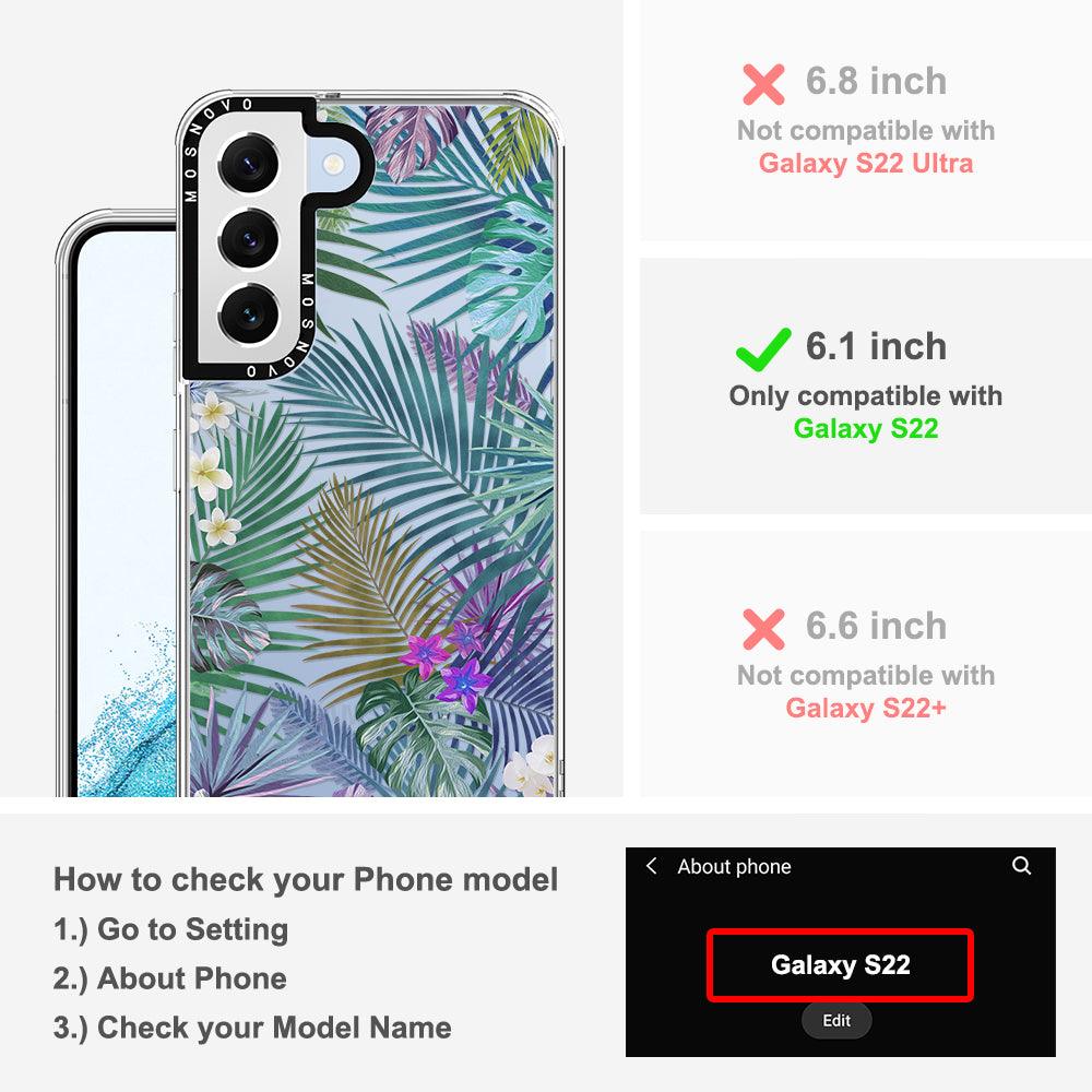 Tropical Rainforests Phone Case - Samsung Galaxy S22 Case - MOSNOVO