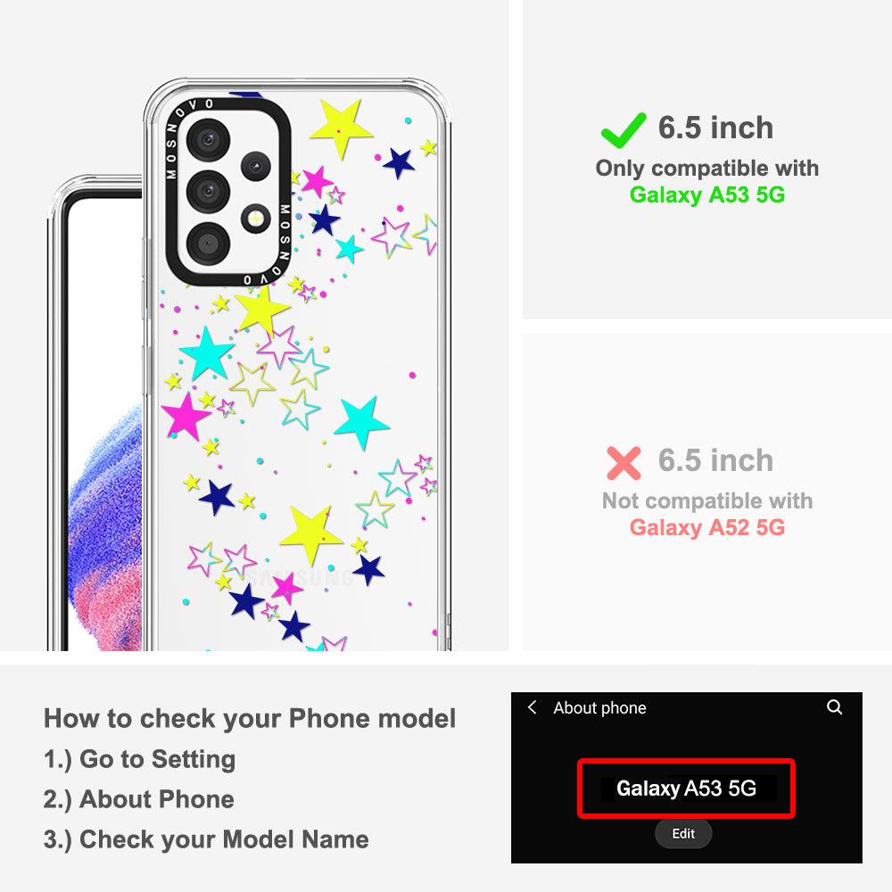 Twinkle Star Phone Case - Samsung Galaxy A53 Case - MOSNOVO