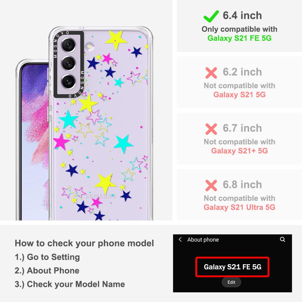 Twinkle Star Phone Case - Samsung Galaxy S21 FE Case - MOSNOVO