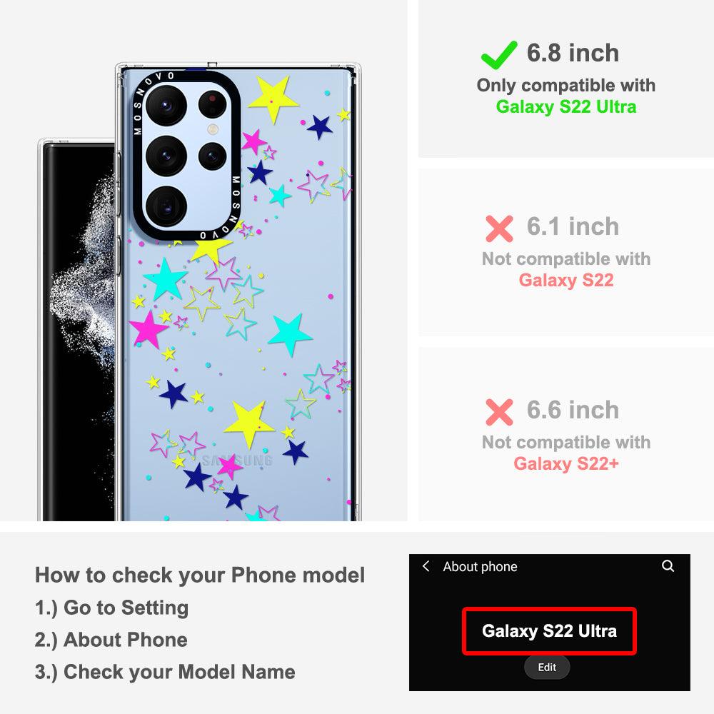 Twinkle Star Phone Case - Samsung Galaxy S22 Ultra Case - MOSNOVO