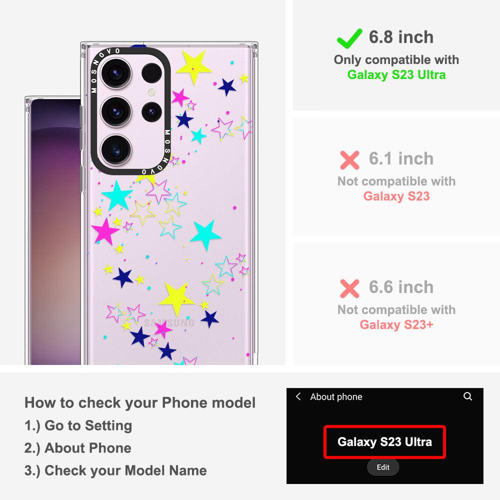 Twinkle Star Phone Case - Samsung Galaxy S23 Ultra Case - MOSNOVO