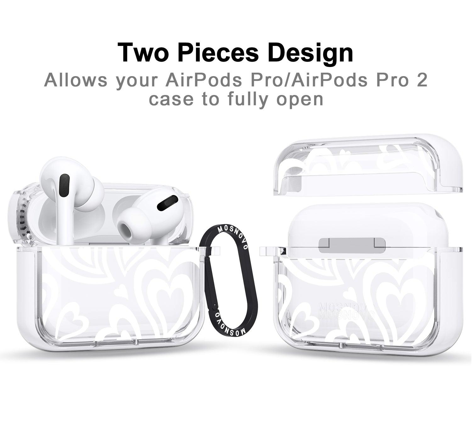 Twist Heart AirPods Pro 2 Case (2nd Generation) - MOSNOVO