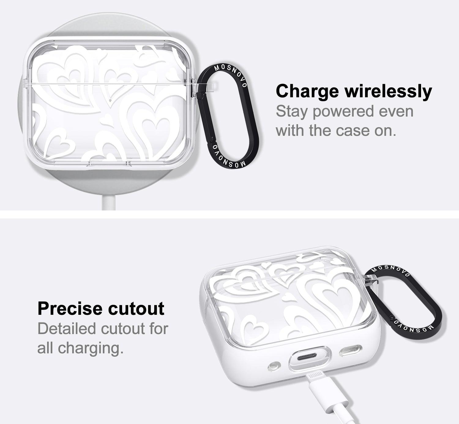 Twist Heart AirPods Pro 2 Case (2nd Generation) - MOSNOVO