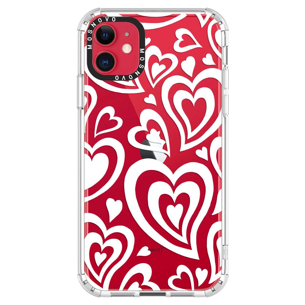 Twist Heart Phone Case - iPhone 11 Case - MOSNOVO