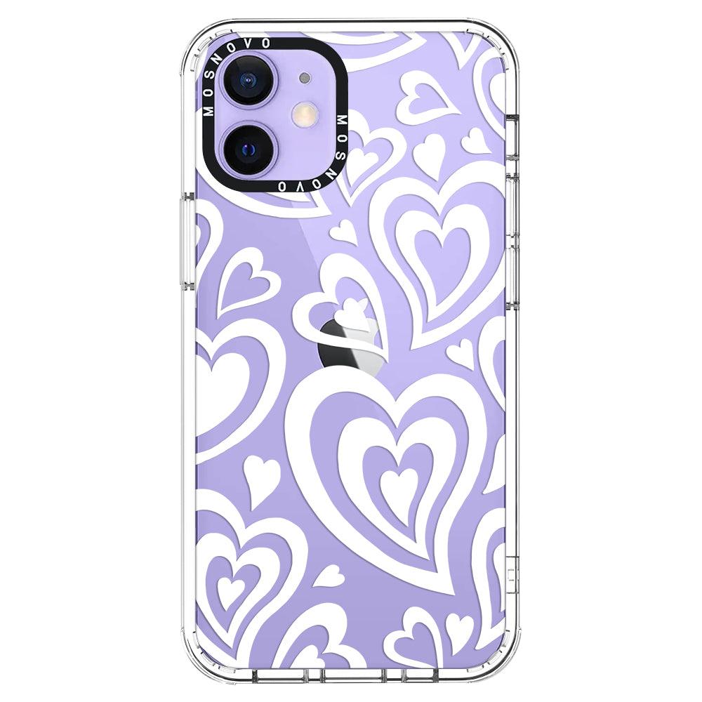 Twist Heart Phone Case - iPhone 12 Mini Case - MOSNOVO