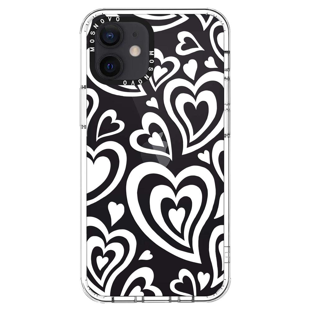 Twist Heart Phone Case - iPhone 12 Mini Case - MOSNOVO