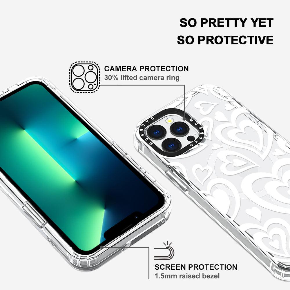 Twist Heart Phone Case - iPhone 13 Pro Max Case - MOSNOVO