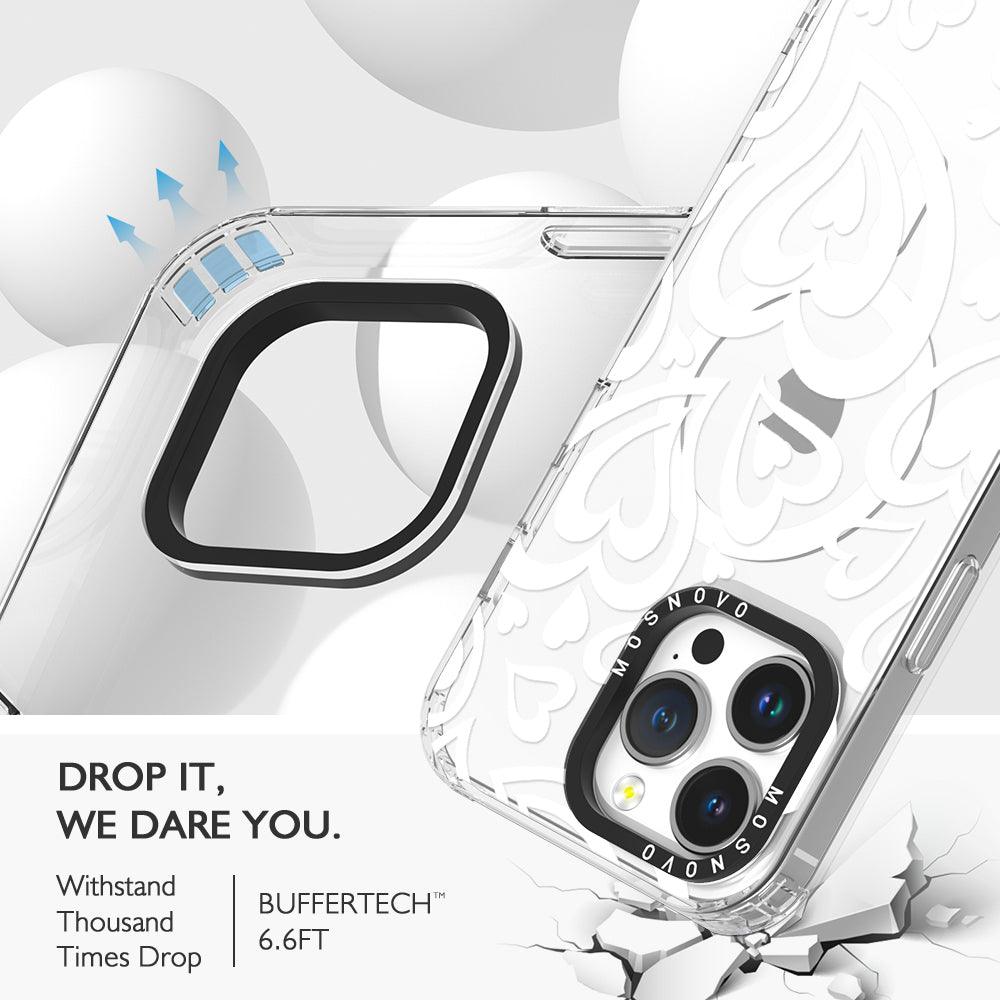Twist Heart Phone Case - iPhone 14 Pro Max Case - MOSNOVO