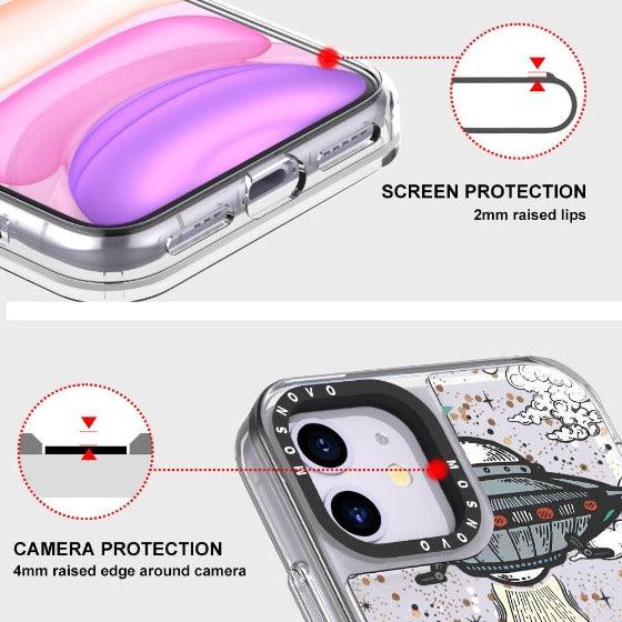 UFO Glitter Phone Case - iPhone 11 Case - MOSNOVO