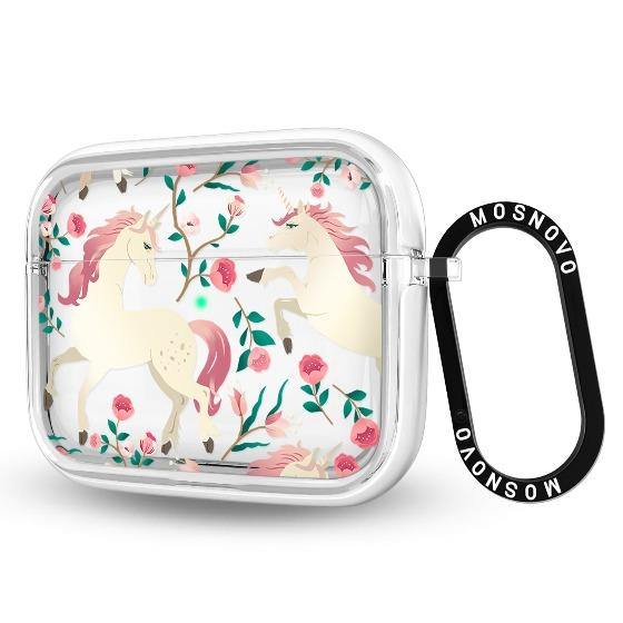 Unicorn with Floral AirPods Pro Case - MOSNOVO
