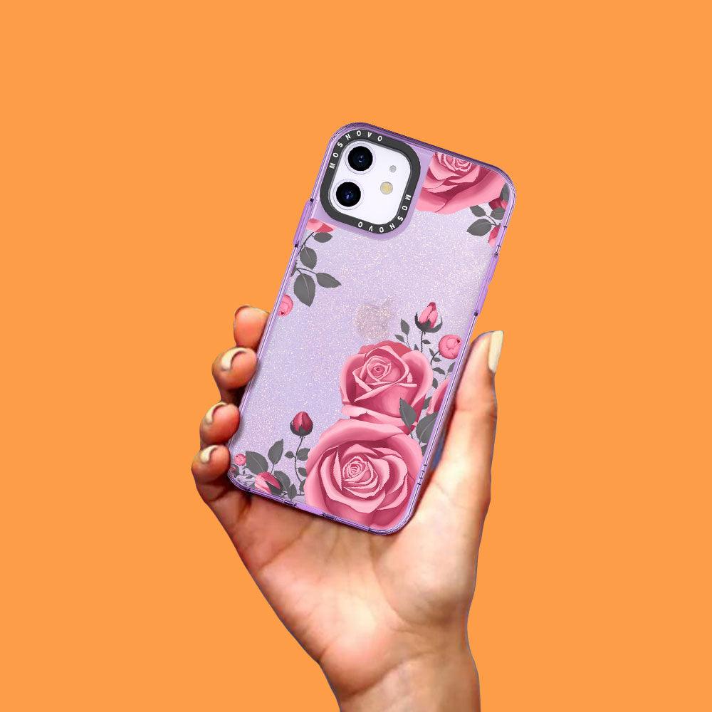 Valentine Glitter Phone Case - iPhone 11 Case - MOSNOVO