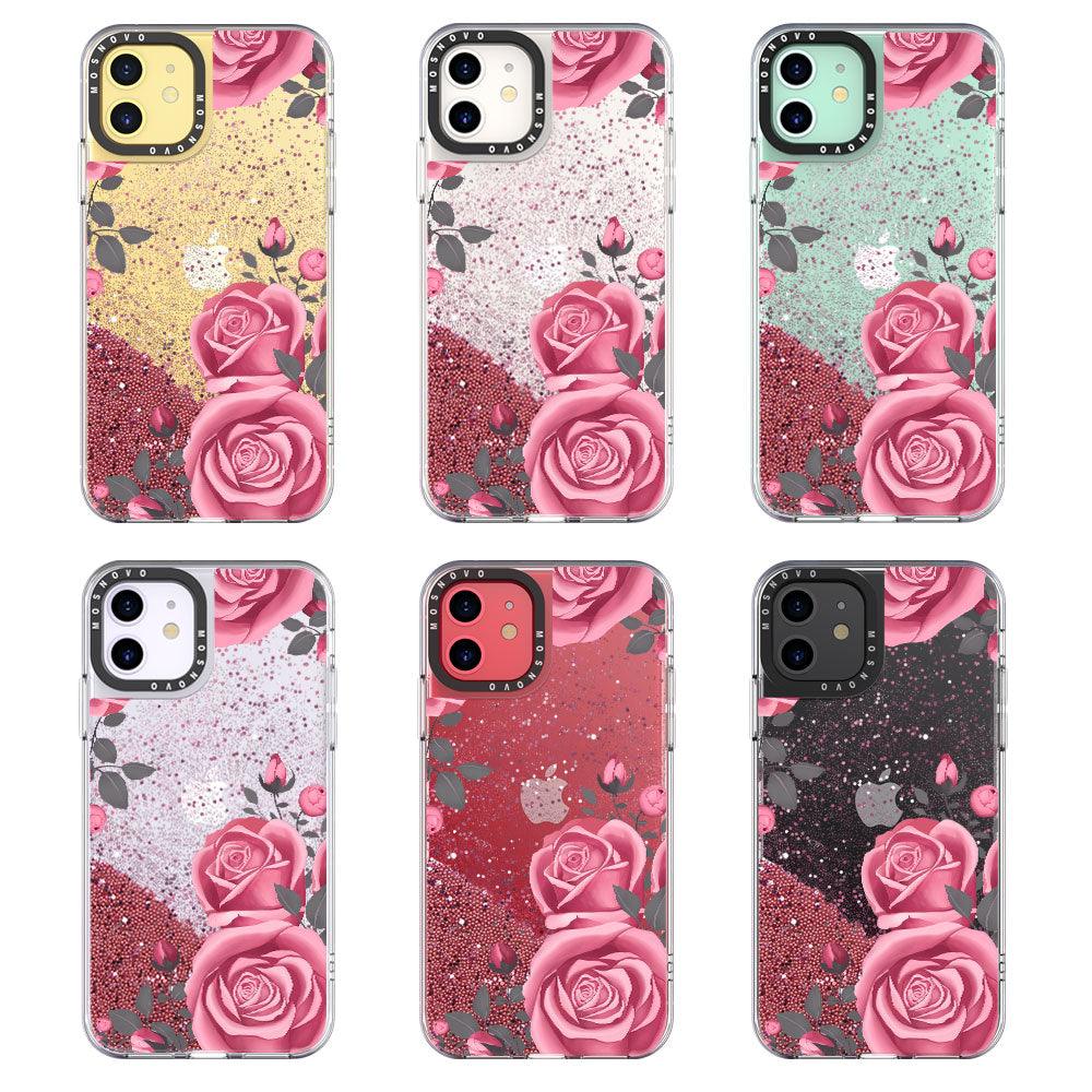 Valentine Glitter Phone Case - iPhone 11 Case - MOSNOVO