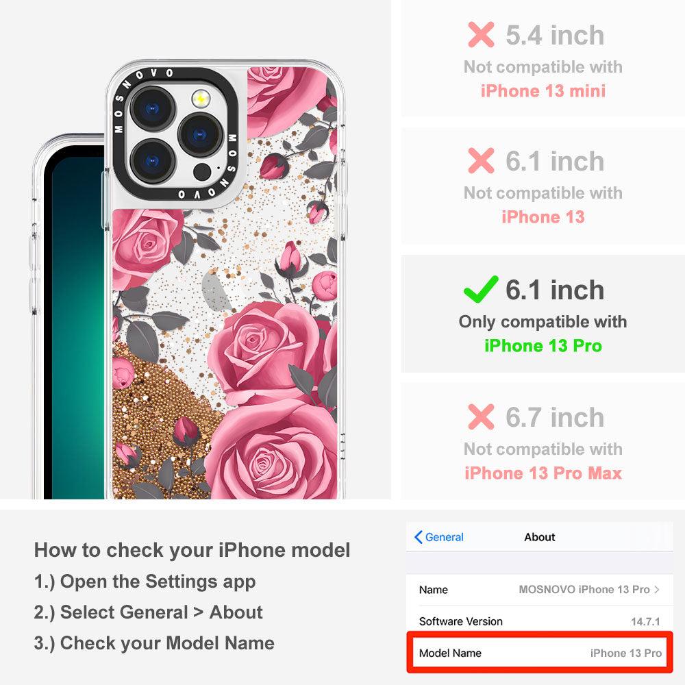 Valentine Glitter Phone Case - iPhone 13 Pro Case - MOSNOVO