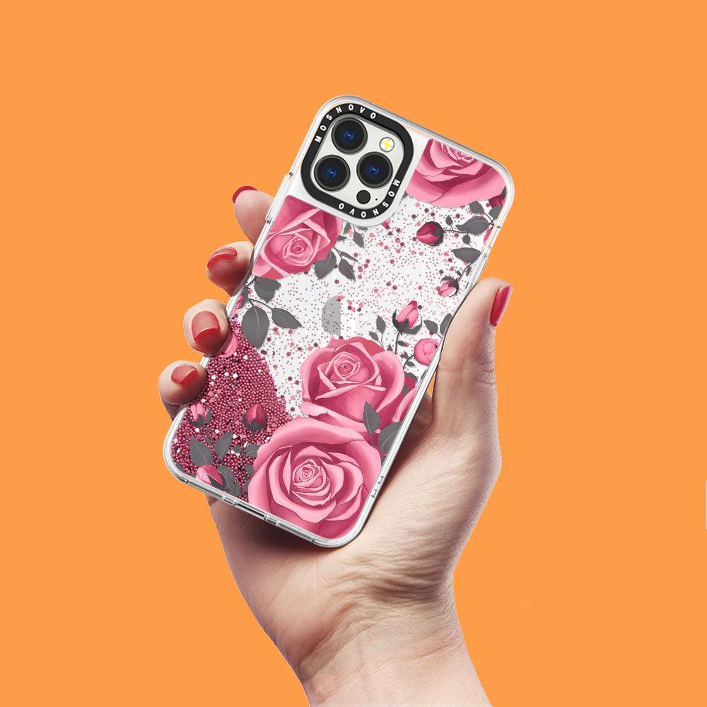 Valentine Glitter Phone Case - iPhone 13 Pro Max Case - MOSNOVO