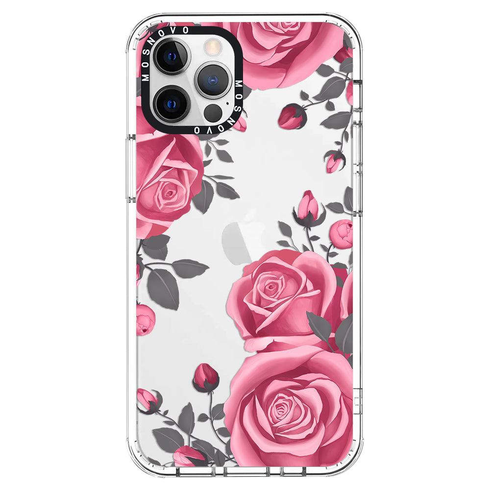 Viva Magenta Flower Phone Case - iPhone 12 Pro Case