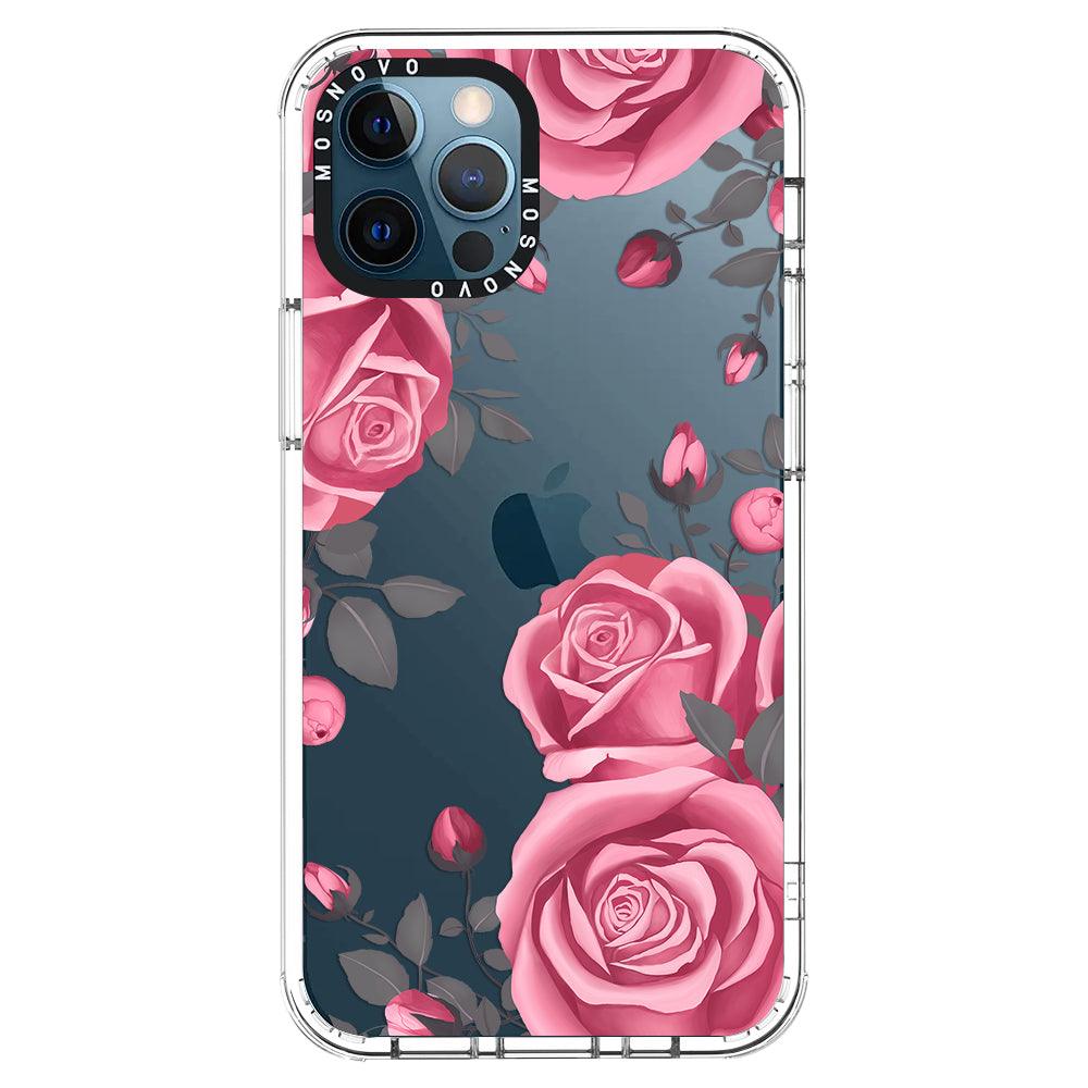 Viva Magenta Flower Phone Case - iPhone 12 Pro Case