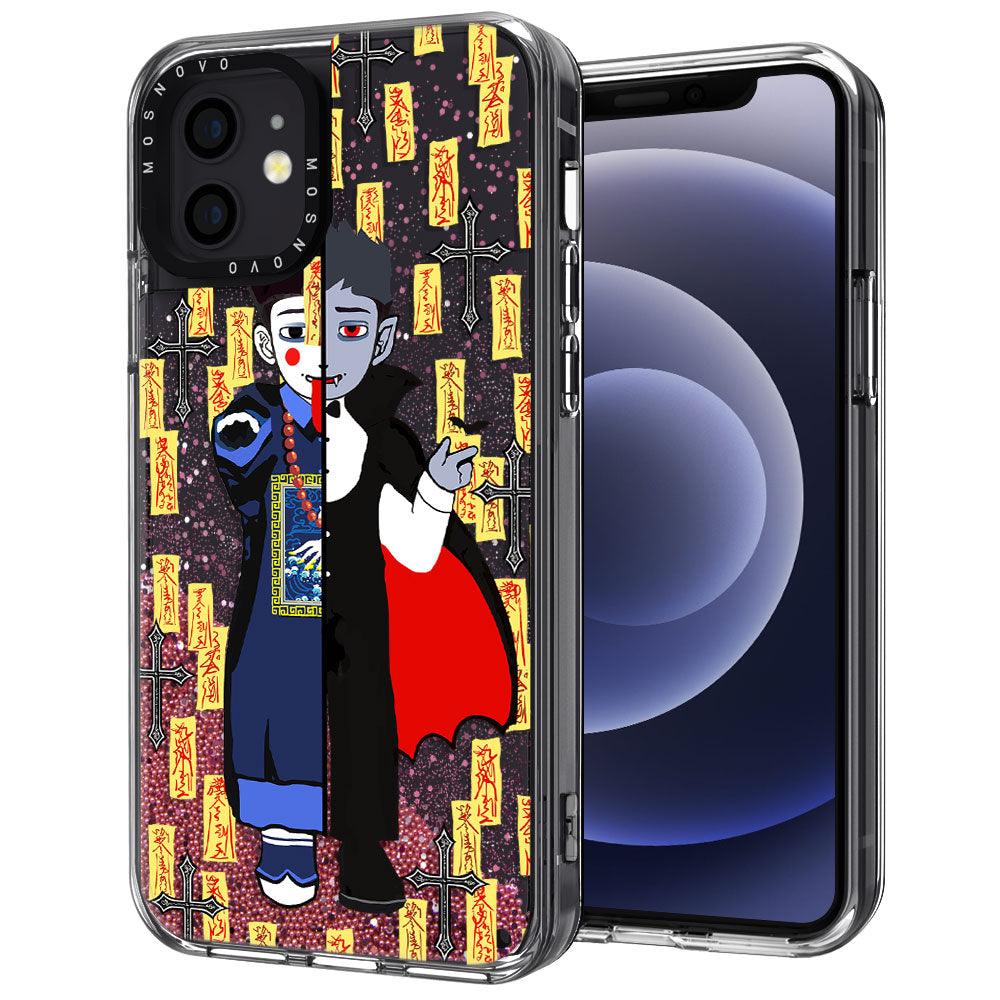 Vampire Vs Jiangshi Glitter Phone Case - iPhone 12 Case - MOSNOVO