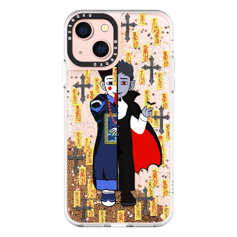 Vampire Vs Jiangshi Glitter Phone Case - iPhone 13 Case - MOSNOVO