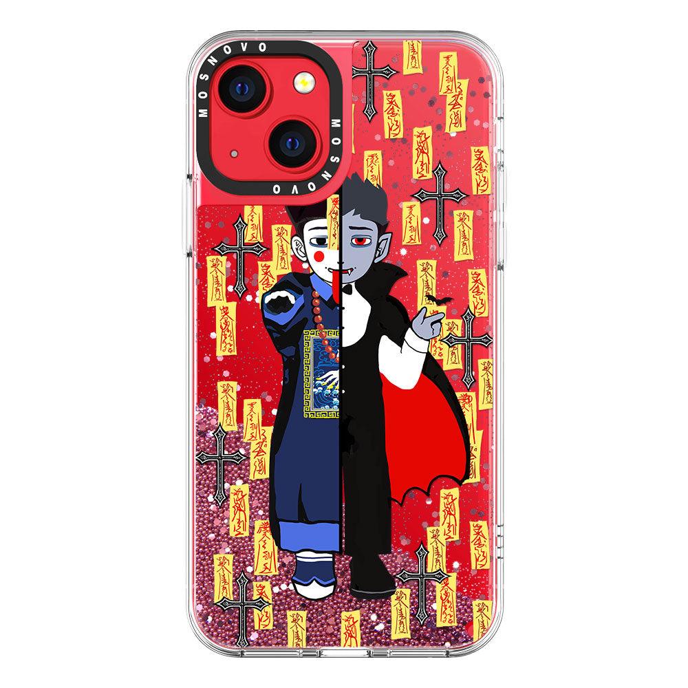 Vampire Vs Jiangshi Glitter Phone Case - iPhone 13 Case - MOSNOVO