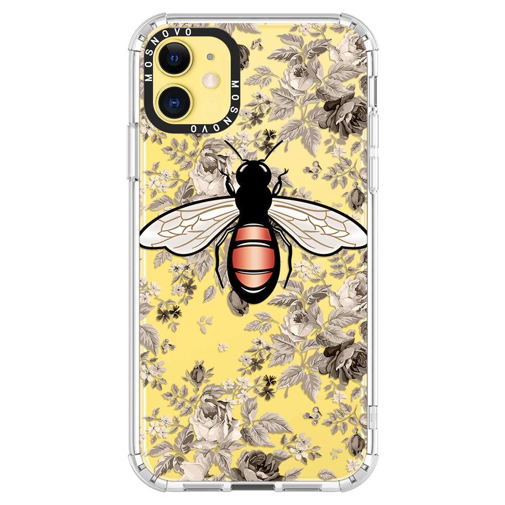 Vintage Bee Phone Case - iPhone 11 Case - MOSNOVO
