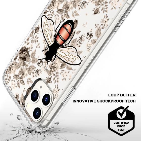 Vintage Bee Phone Case - iPhone 11 Pro Case - MOSNOVO