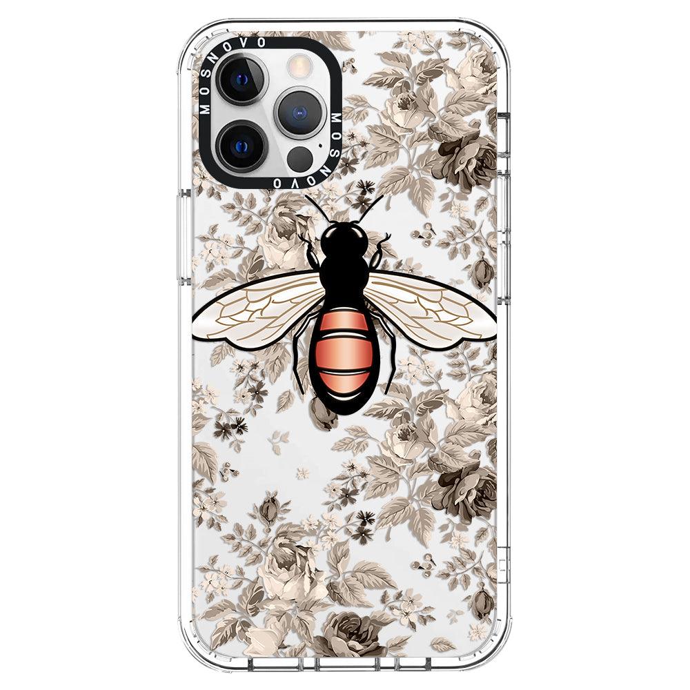 Vintage Bee Phone Case - iPhone 12 Pro Case - MOSNOVO